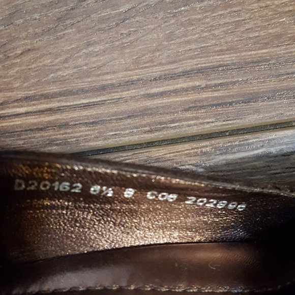 Cole Haan Brown Leather Suede Peep Toe Wedge - Picture 7 of 8